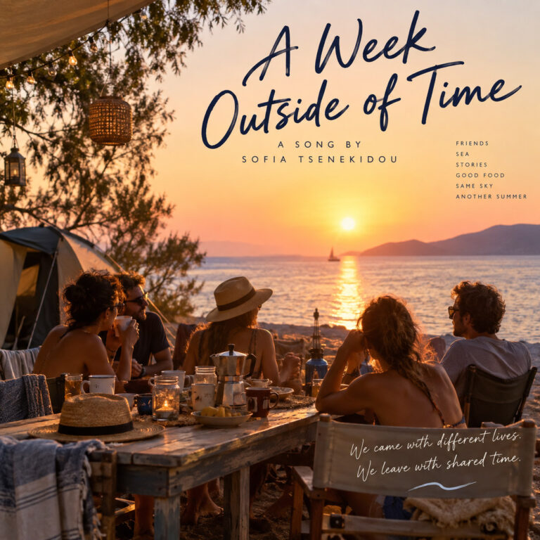 A week outside of time song Sofia Tsenekidou artwork