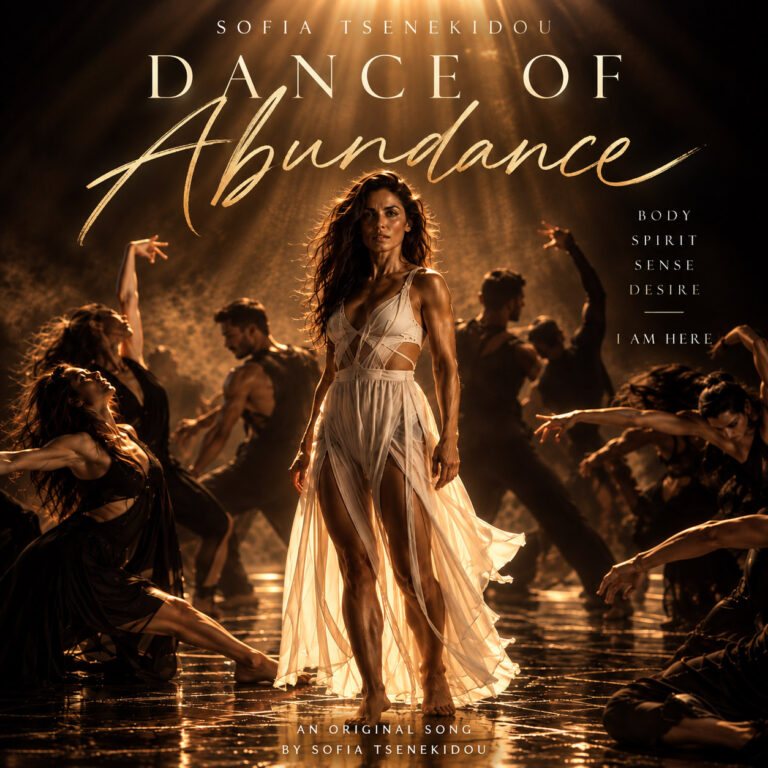 Dance of abundance song artwork by Sofia Tsenekidou