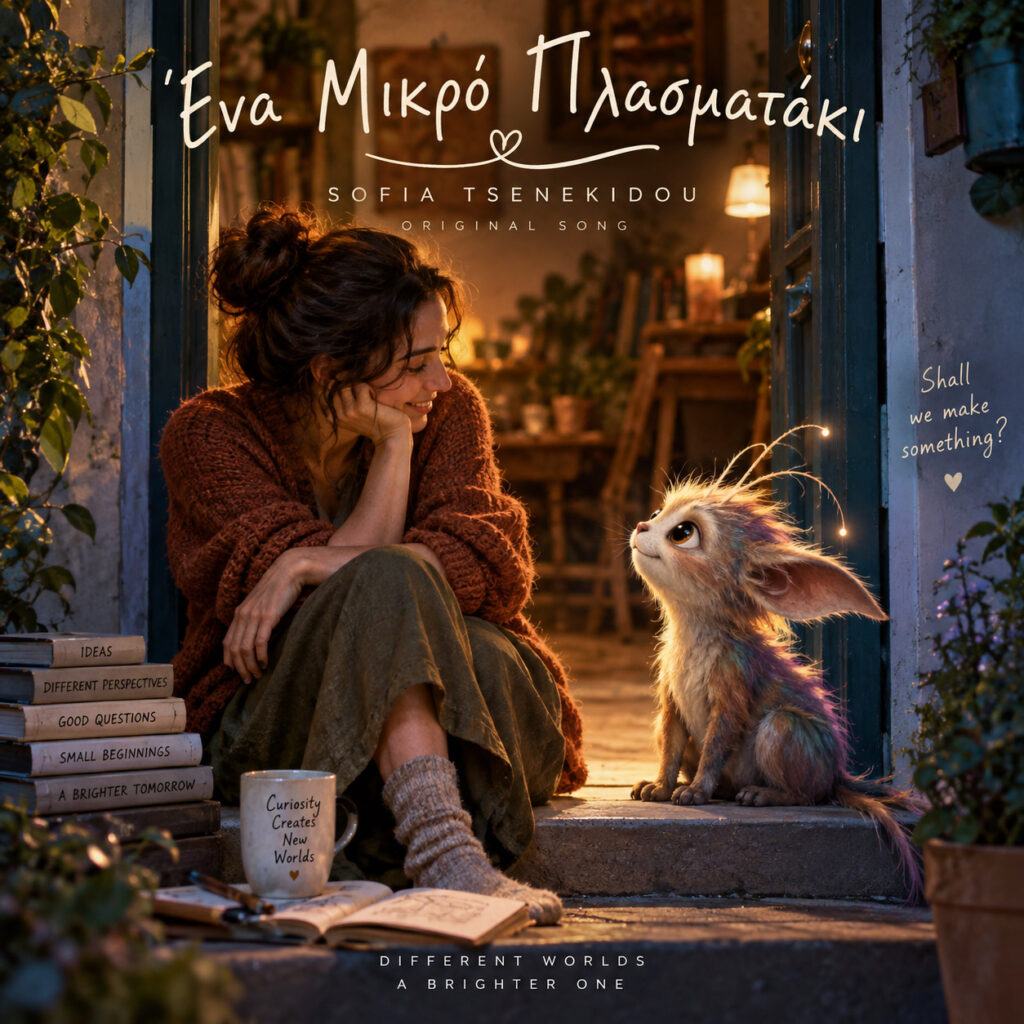 Ενα μικρό πλασματάκι song Sofia Tsenekidou artwork