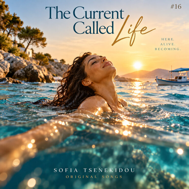The current called life song artwork Sofia Tsenekidou