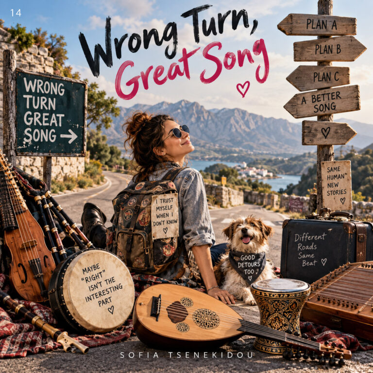 Wrong Turn Great Song song artwork by Sofia Tsenekidou